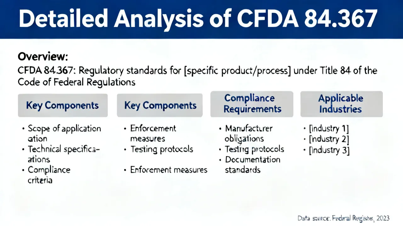 Understanding Cfda 84.367 Program