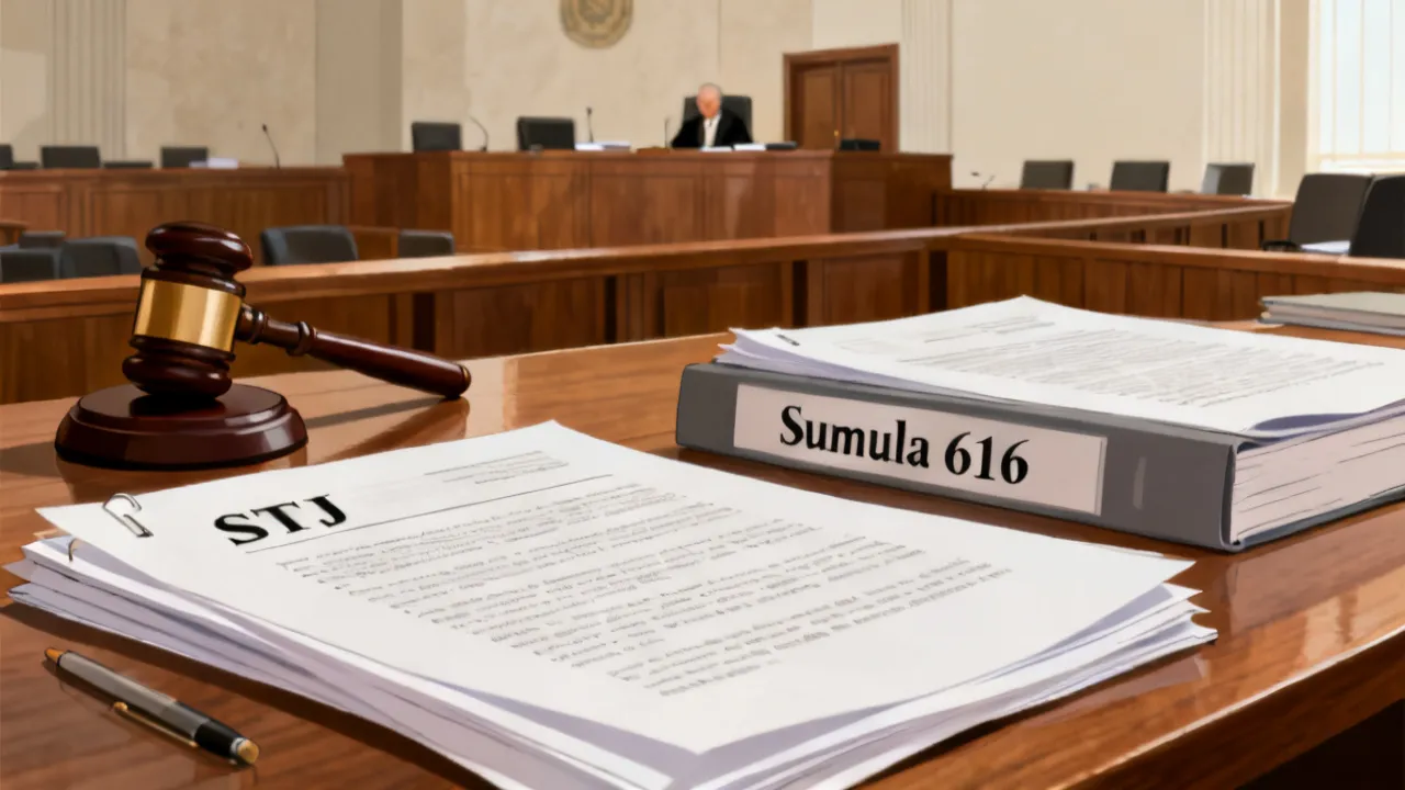 Understanding Sumula 616 of the STJ